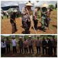 Foto Atas : Kapolres Sumenep AKBP Henri Noveri Santoso melaksanakan Gerakan Tanam Jagung sekaligus Peluncuran Gugus Tugas Polri untuk Ketahanan Pangan Nasional 