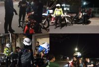 Kanit Turjawali Ipda Dita Pradiptya, S.H. Dan Regu Tim Elang Saat Lakukan Patroli