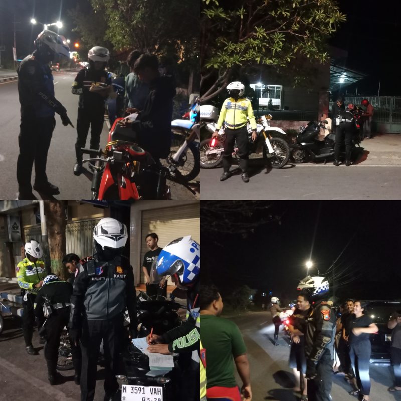 Kanit Turjawali Ipda Dita Pradiptya, S.H. Dan Regu Tim Elang Saat Lakukan Patroli