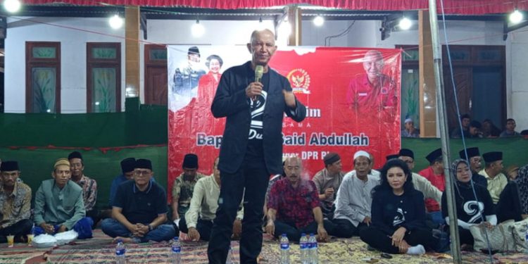 MH. Said Abdullah Ketua Banggar DPR RI dari Fraksi PDI Perjuangan Menggelar Silaturahmi Dengan Warga Kecamatan Rubaru