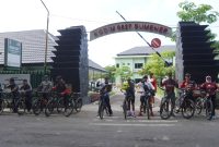 Kasdim 0827/Sumenep Mayor Cba Ari Pamungkas Menggelar Gowes Dan Turut Hadir Ketua PPAD Kabupaten Sumenep Mayor Purn Abdul Rahman 
