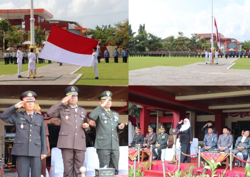 Dandim 0827/Sumenep Hadiri Upacara Hari Pahlawan Nasional 2024 Di Halaman Kantor Bupati Sumenep