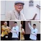 Foto : D. Zawawi Imron (bawah) menerima penerima anugerah Sastrawan Adiluhung dari Menteri Kebudayaan RI Fadli Zon 