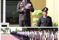 Foto : Upacara Peringatan Hari Bela Negara ke-76 dengan Inspektur Upacara Wakapolres, Kompol Trie Sis Biantoro, S.Pd.,S.I.K.,M.H., di Lapangan Apel Tribrata Polres Sumenep