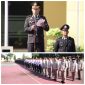 Foto : Upacara Peringatan Hari Bela Negara ke-76 dengan Inspektur Upacara Wakapolres, Kompol Trie Sis Biantoro, S.Pd.,S.I.K.,M.H., di Lapangan Apel Tribrata Polres Sumenep