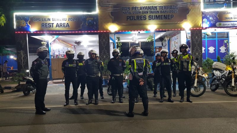 Foto : Tim Elang Satuan Lalu Lintas (Satlantas) Polres Sumenep 