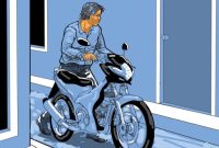Foto : Ilustrasi oknum polisi gelapkan motor