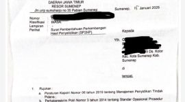 Foto : SP2HP Kasus Dugaan Penggelapan Motor oleh Oknum Polisi 