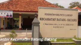 Foto : Kantor Kecamatan Batang - Batang, Kabupaten Sumenep. 