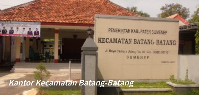 Foto : Kantor Kecamatan Batang - Batang, Kabupaten Sumenep. 