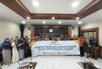 Foto : Fakultas Ilmu Budaya (FIB) Universitas Airlangga (Unair) bersama Kementerian Agama Republik Indonesia (Kemenag RI mematangkan persiapan pendirian Griya Moderasi Beragama dan Bela Negara (GMBBN), di Surabaya, Kamis(02/01/2025).