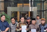 Foto : Kelompok aktivis NURANI '98 kembali mendesak Komisi Pemberantasan Korupsi (KPK)