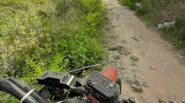 Foto : Akses jalan yang rusak