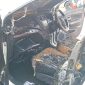 Foto : Kondisi mobil yang sudah terbakar disebabkan korsleting. 