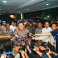Foto: Kapolri Jenderal Pol. Listyo Sigit Prabowo memberikan keterangan saat diwawancarai oleh awak media 