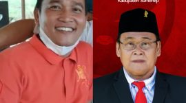 Foto: Kades Lapa Taman Abu Huraera (Kiri) dan Umar Anggota Dewan Sumenep Fraksi PDI - Perjuangan (Kanan). 