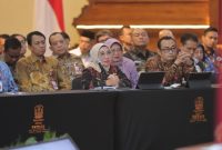 Foto: Kepala Dinas Peternakan Jawa Timur, Indyah Aryani, dalam HLM TPID Jatim bertajuk 