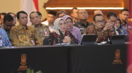 Foto: Kepala Dinas Peternakan Jawa Timur, Indyah Aryani, dalam HLM TPID Jatim bertajuk 