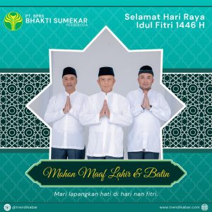 Ucapan Hari Raya Idul Fitri 1446 H BPRS BHAKTI SUMEKAR