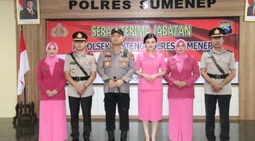 Sertijab Kapolsek Lenteng, Kapolres Sumenep Tekankan Profesionalisme dan Sinergitas