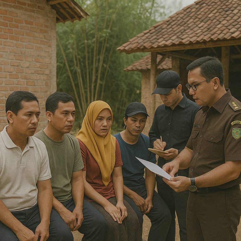 Foto: Ilustrasi pemeriksaan empat penerima BSPS 2024 oleh tim penyidik Kejati Jatim di Desa Jadung, Kecamatan Dungkek, Sumenep.
