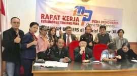 Foto: Ketua Umum AWDI Budi Wahyudin Syamsu, saat Konferensi Pers, Senin (28/7/2025).
