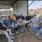 Foto: Ketua organisasi wartawan dan pimpinan media Sumenep saat mengadakan pertemuan di salah satu kafe di kota Sumenep.
