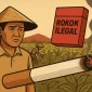Foto: Ilustrasi petani tembakau Madura di ladang, simbol tekanan akibat kebijakan cukai.  