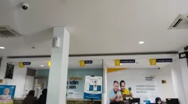 Foto: Suasana pelayanan di Kantor Bank Mandiri Taspen Cabang Sumenep.
(Foto: Dok. TrendiKabar.com)