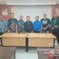 Foto: Aliansi Voli Sumenep Bersatu saat audiensi dengan KONI Sumenep di Kantor KONI Pabian, Kecamatan Kota Sumenep, Selasa (9/12/2025).