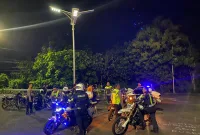 Foto: Personel Satlantas Polres Sumenep bersama Tim Elang melaksanakan patroli preventif di kawasan Lingkar Utara, Selasa malam (31/12/2025), dalam rangka pengamanan malam pergantian Tahun Baru 2026.
