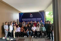Foto: Pengurus DPD dan Ketua DPC PSI se-Kabupaten Sumenep berfoto bersama usai kegiatan Konsolidasi dan Ramah Tamah di Hotel Myze, Sumenep, Rabu (7/1/2026). 