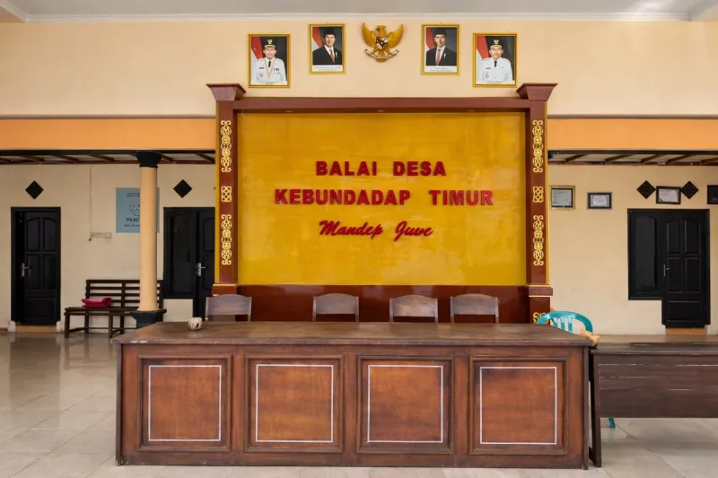 Foto: Balai Desa Kebundadap Timur, Kecamatan Saronggi, Kabupaten Sumenep.