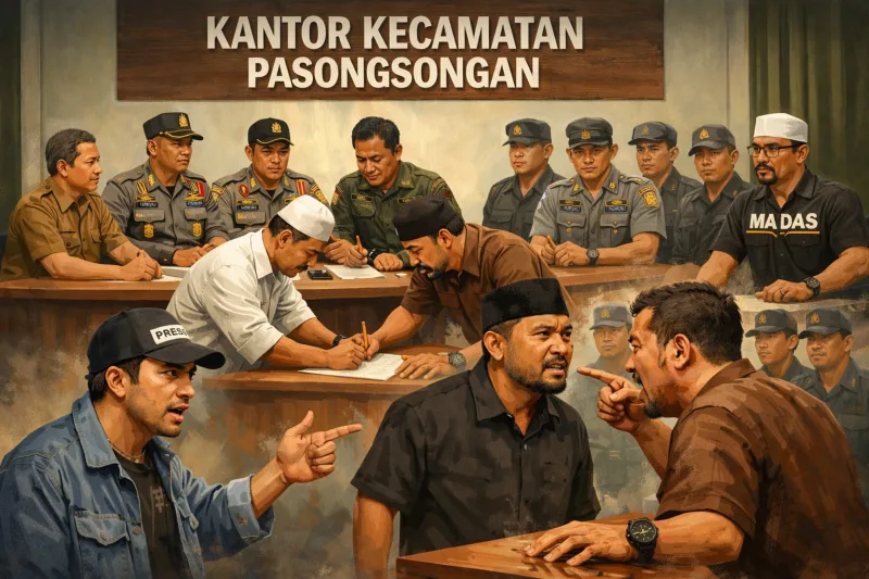 Foto: Gambar ilustrasi suasana di Kantor Kecamatan Pasongsongan.