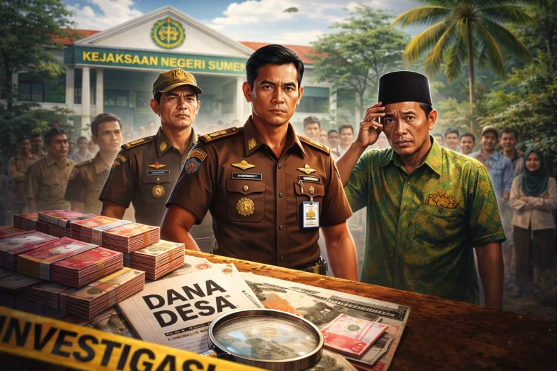 Foto: Ilustrasi penyelidikan dugaan penyimpangan Dana Desa oleh aparat penegak hukum.