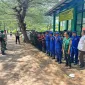 Foto: Apel kesiapsiagaan personel gabungan, termasuk BKO Airud Polda Jatim KP X 1037, dalam rangka pengamanan wisata Pantai Lombang, Sumenep.