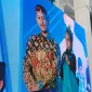 Foto: Founder BIP Foundation tampil di layar utama acara di Gedung Bakorwil IV Pamekasan, Minggu (26/4/2026).