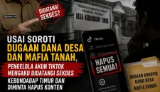 Foto: Ilustrasi dugaan permintaan penghapusan konten terkait pemberitaan Desa Kebundadap Timur yang ramai disorot publik.