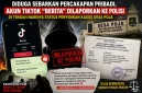 Foto: Ilustrasi akun TikTok anonim dilaporkan ke polisi terkait dugaan penyebaran percakapan pribadi dalam polemik Desa Poja.