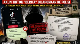 Foto: Ilustrasi akun TikTok anonim dilaporkan ke polisi terkait dugaan penyebaran percakapan pribadi dalam polemik Desa Poja.