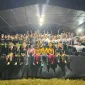 Foto: Laskar Sadewo Pasongsongan usai tampil pada Festival Musik Tong-Tong Lagu Bupati Sumenep 2026.