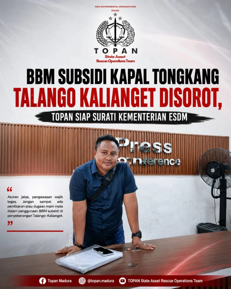 Foto: Ketua TOPAN H. Tri Ach Alhusaini