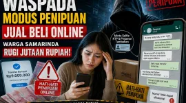 Foto: Ilustrasi penipuan jual beli online.