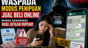 Foto: Ilustrasi penipuan jual beli online.