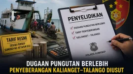Foto: Ilustrasi penyeberangan Kalianget–Talango.