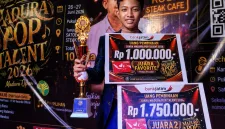 Foto: Dafa Adi Wijaya Putra raih Juara II dan Juara Favorit Madura Pop Talent 2026.