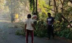 Kades Grujugan Pimpin Kerja Bakti Massal, Benahi Kebersihan Sepanjang Jalan Raya Desa