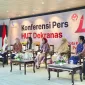 Foto: Konferensi pers HUT ke-46 Dekranas di Kantor Pusat Komdigi, Jakarta, membahas persiapan puncak perayaan di Makassar.