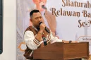 Foto: Bang Ali menyampaikan amanat kepada relawan BANI Insan Peduli (BIP) dalam Silaturahmi Relawan se-Madura di Pamekasan.