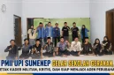 Foto: Foto bersama peserta, panitia, dan narasumber usai pembukaan Sekolah Gerakan PMII Komisariat UPI Sumenep di Mess Perssu Sumenep, Sabtu (18/7/2026).